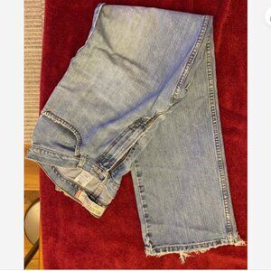 Vintage Men's Levi's 559 Relaxed Straight Jeans 34x34 faded light blue